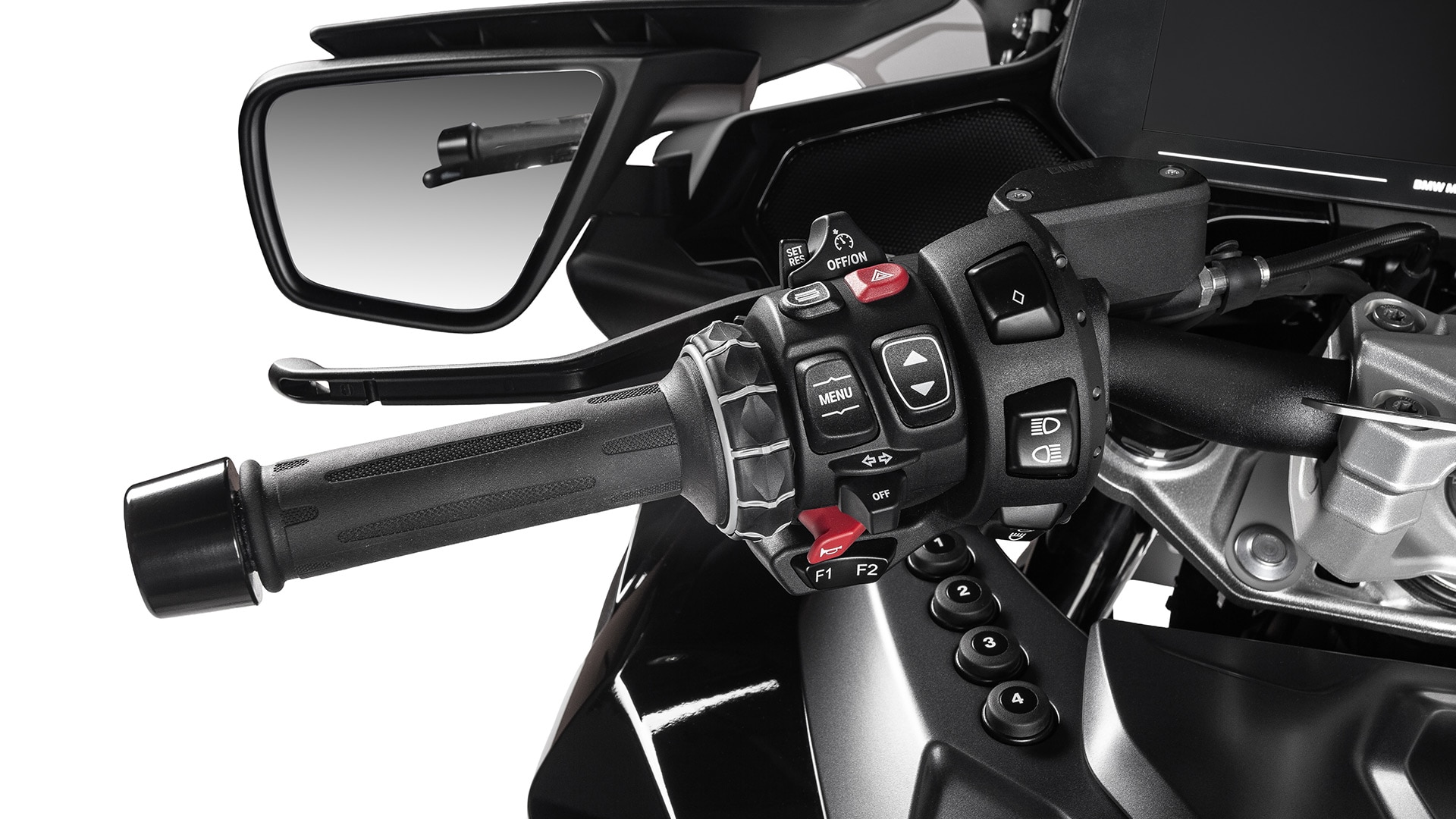 A close-up of the additional switch units