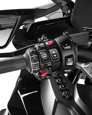 A close-up of the additional switch units