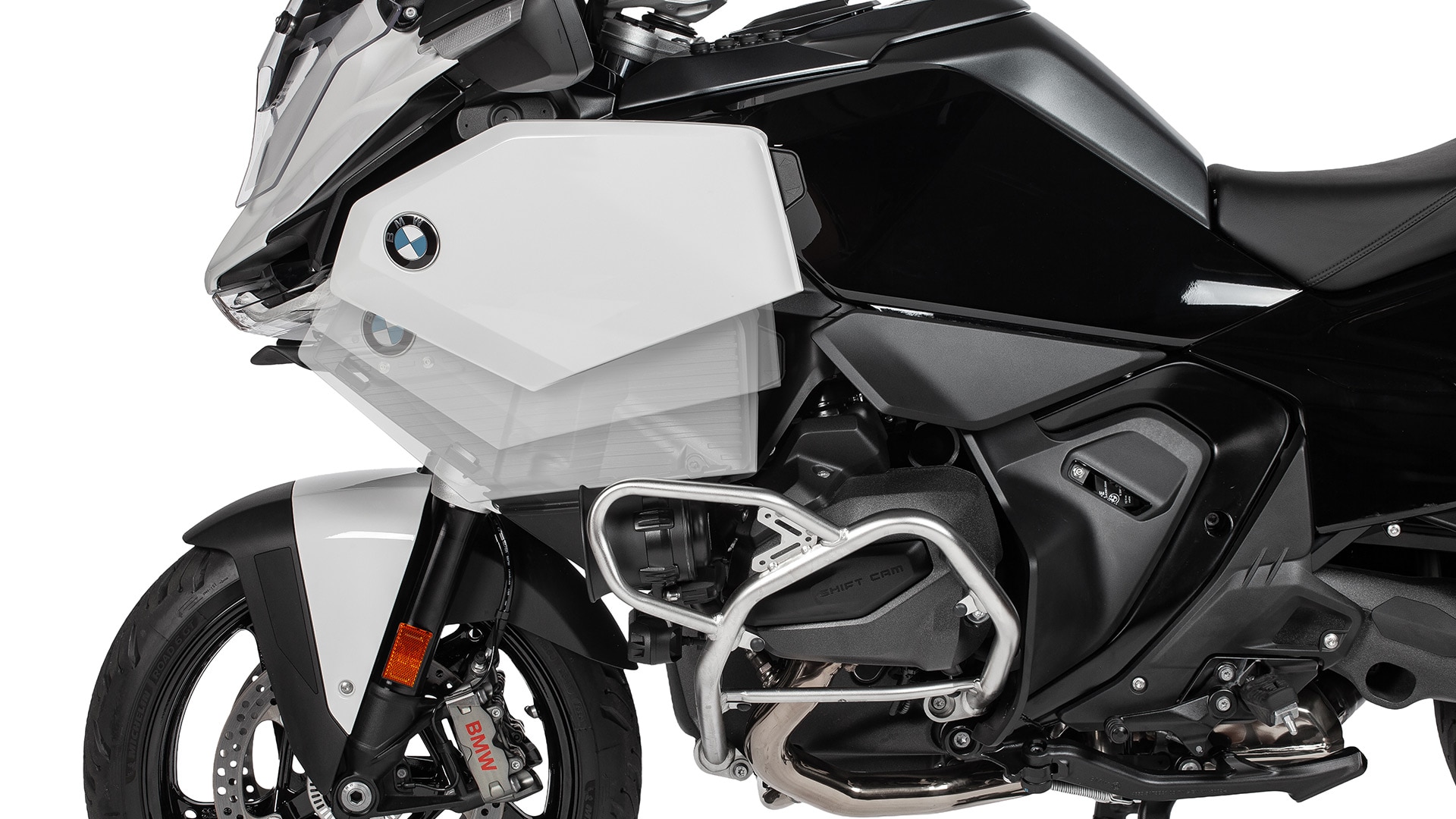 Weather protection package of the R 1300 RT-P authority vehicle